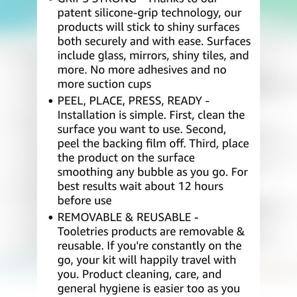 Tooletries Harvey & Oliver Set Shower Mirror, Toothbrush & Razor Holder - Picture 9 of 11